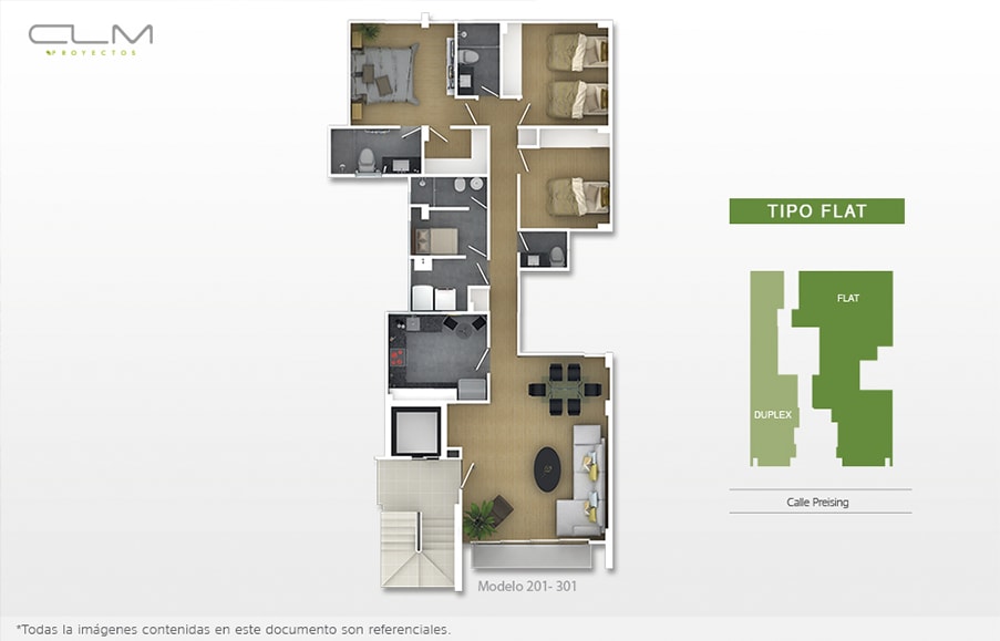 Departamento flat